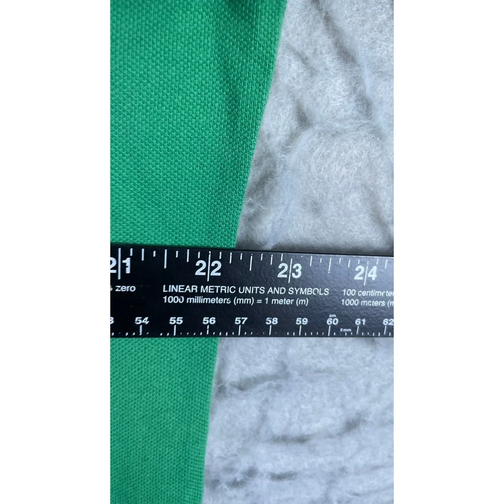 Polo Ralph Lauren Polo Shirt Mens L Green Excellent Classic Fit Pique Pony Logo
